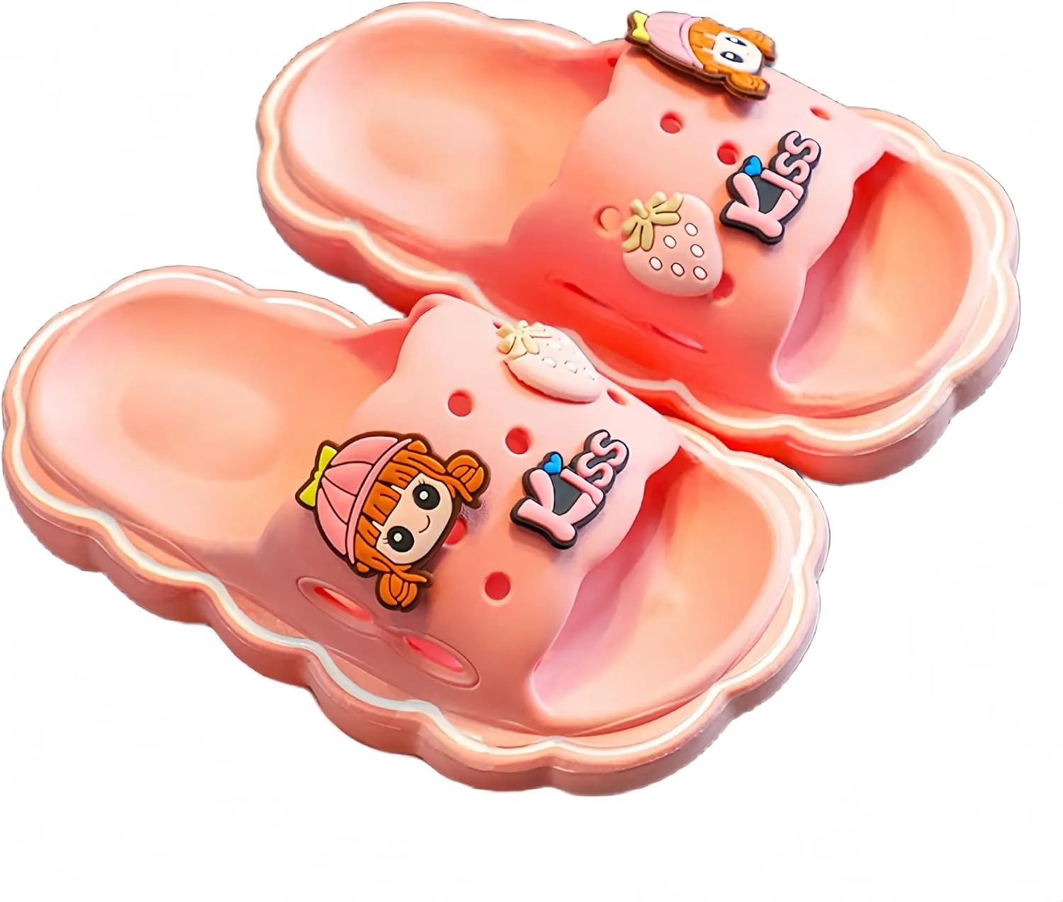 0-8yrs Kids Water Shoes Unisex for Girls and Boys Non-Slip Beach Sandals for Pool Swim, Quick-Dry Lightweight Slippers, Breathable Outdoor Shoes