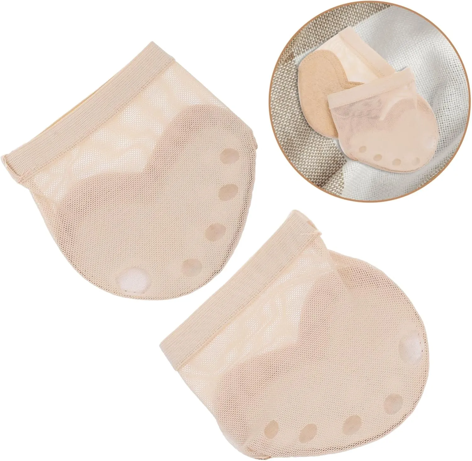 1 Pair Ballet Shoes Half Sole Dance Shoes Dance Forefoot Sleeve Ballet Foot Undies Forefoot Pads Cushion