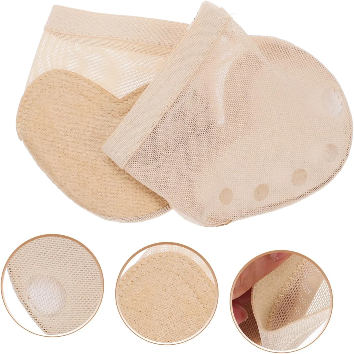1 Pair Ballet Shoes Half Sole Dance Shoes Dance Forefoot Sleeve Ballet Foot Undies Forefoot Pads Cushion