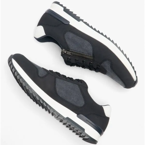 16121-14 Mens Wide Fit Casual Trainers Blue