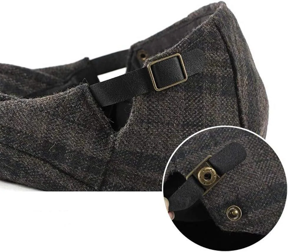 2 Pack Men's Cotton Flat Cap Ivy Gatsby Newsboy Hat