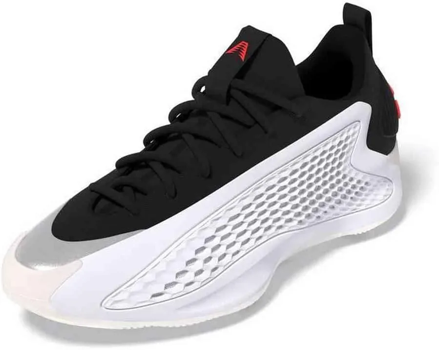 Adidas Anthony Edwards1 Low - Men's (JQ6140, Core Black/Footwear White/Lucid Red)