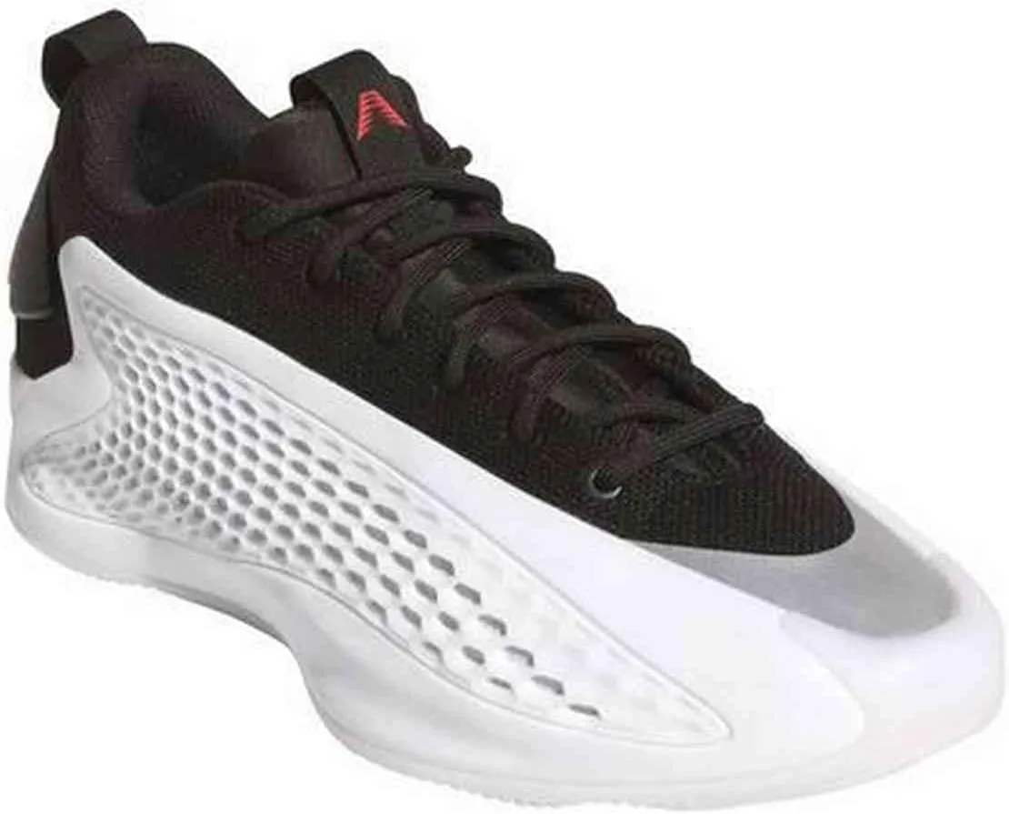Adidas Anthony Edwards1 Low - Men's (JQ6140, Core Black/Footwear White/Lucid Red)
