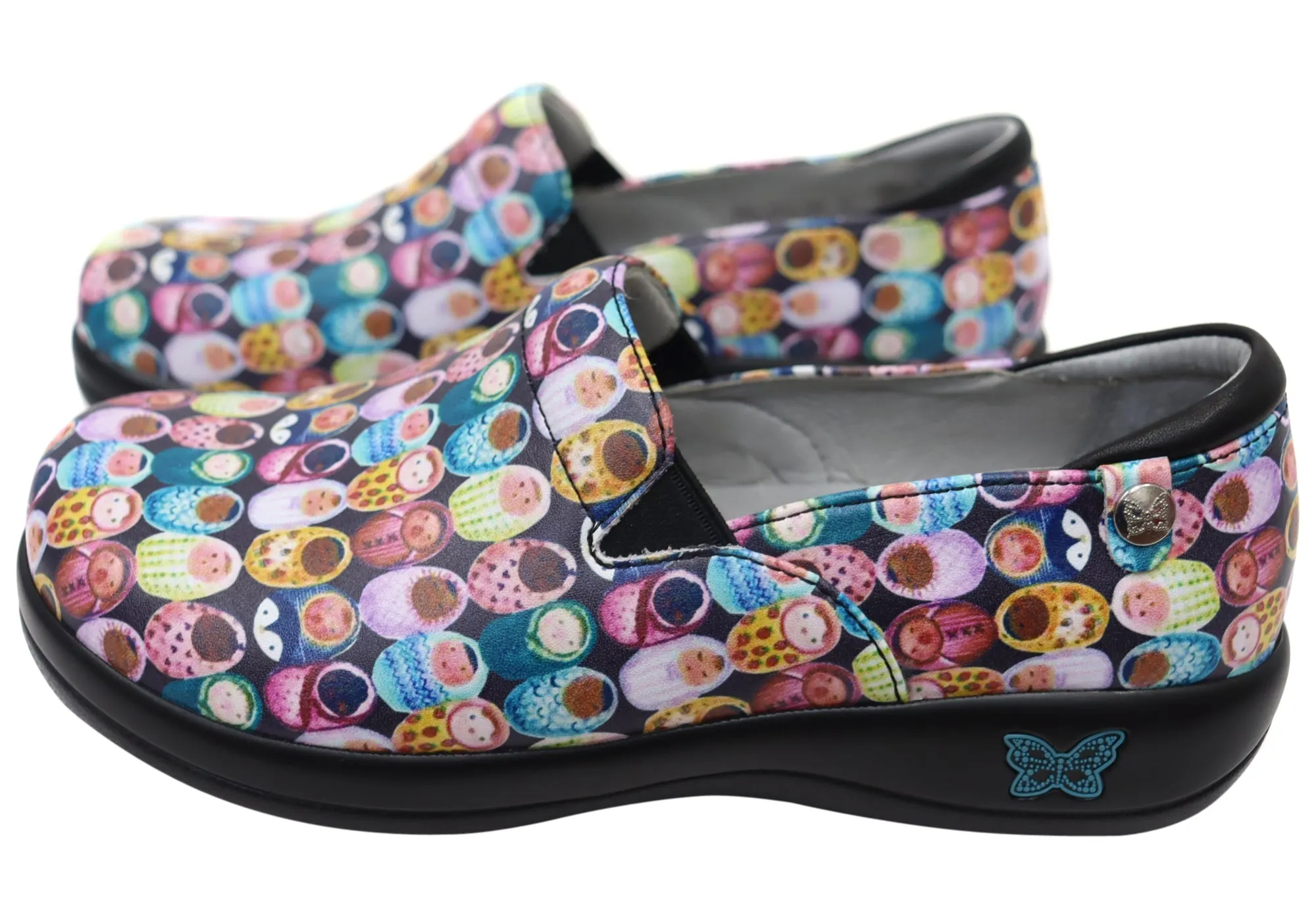 Alegria Keli Womens Comfortable Leather Slip On Shoes