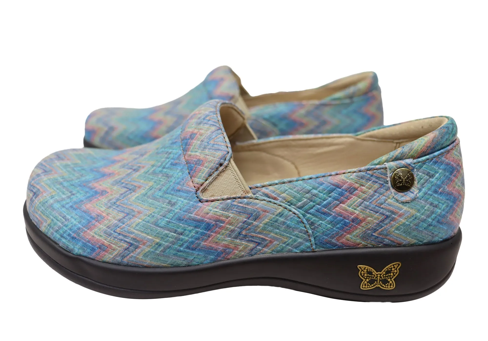 Alegria Keli Womens Comfortable Leather Slip On Shoes