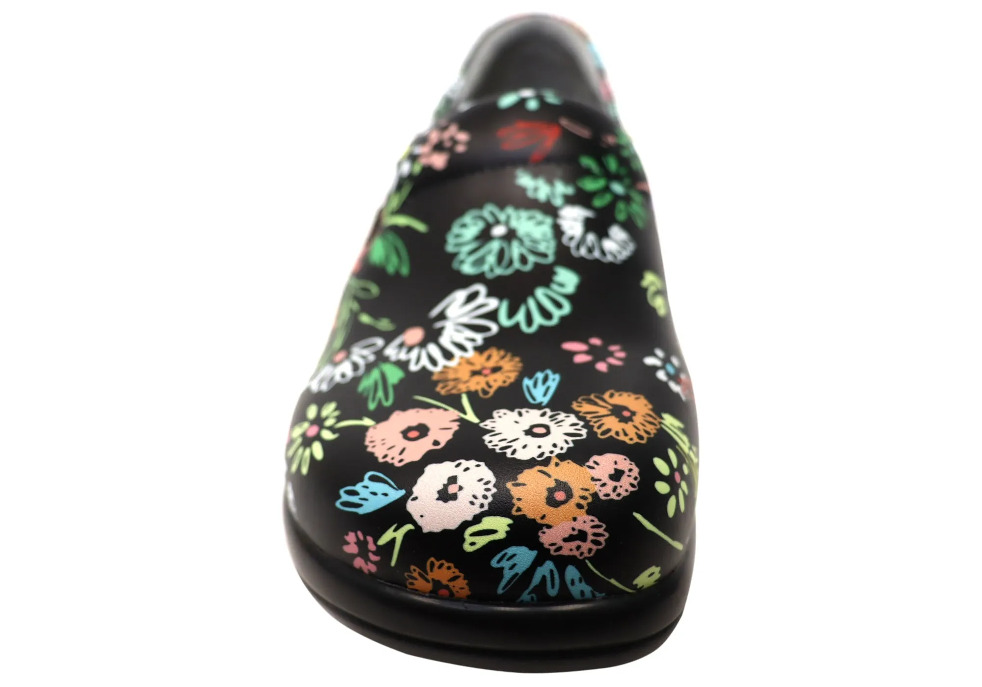 Alegria Keli Womens Comfortable Leather Slip On Shoes