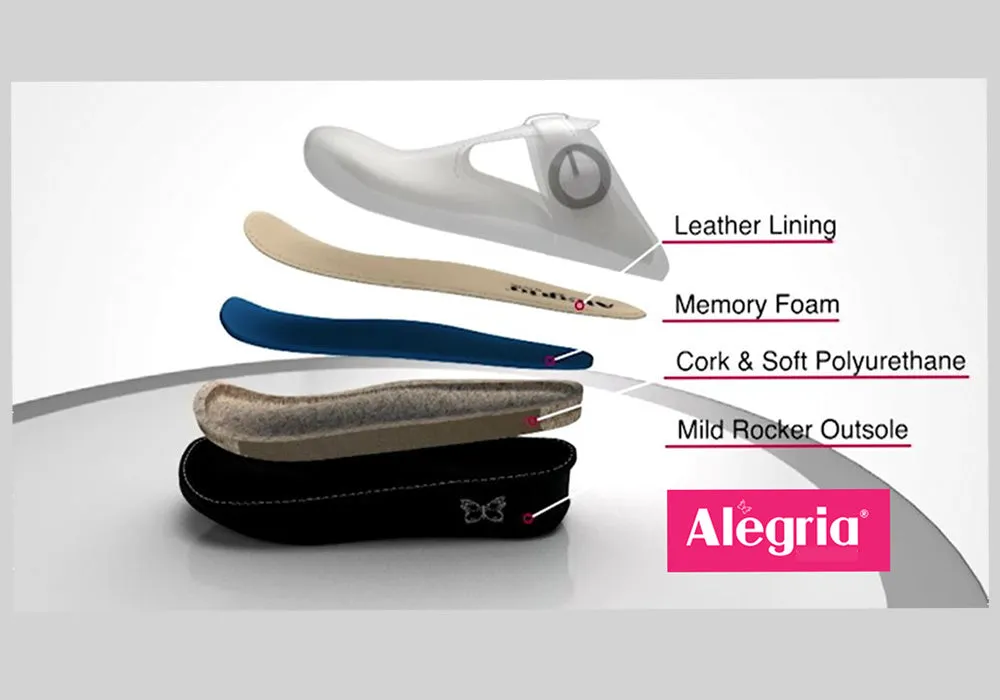 Alegria Keli Womens Comfortable Leather Slip On Shoes