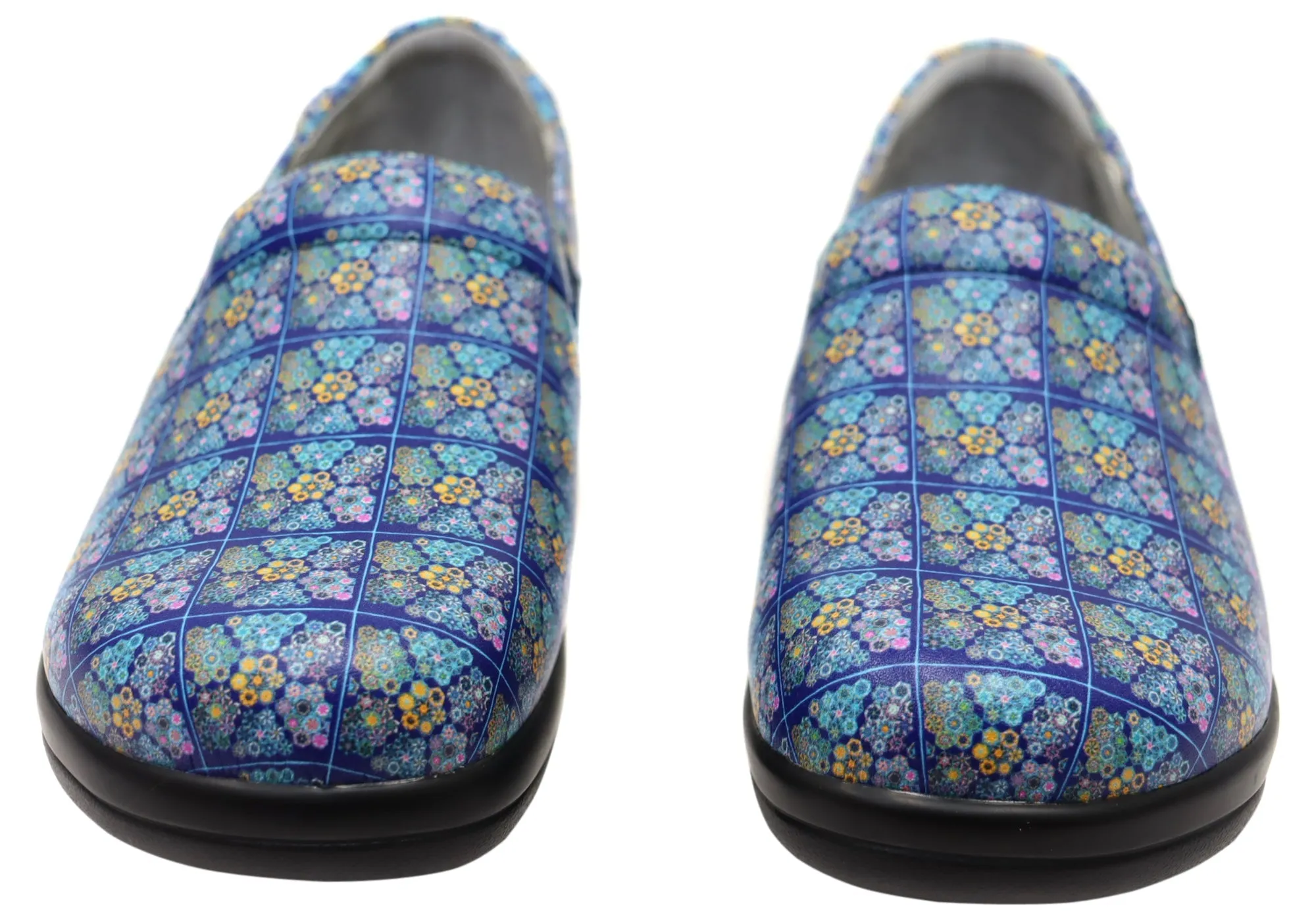 Alegria Keli Womens Comfortable Leather Slip On Shoes