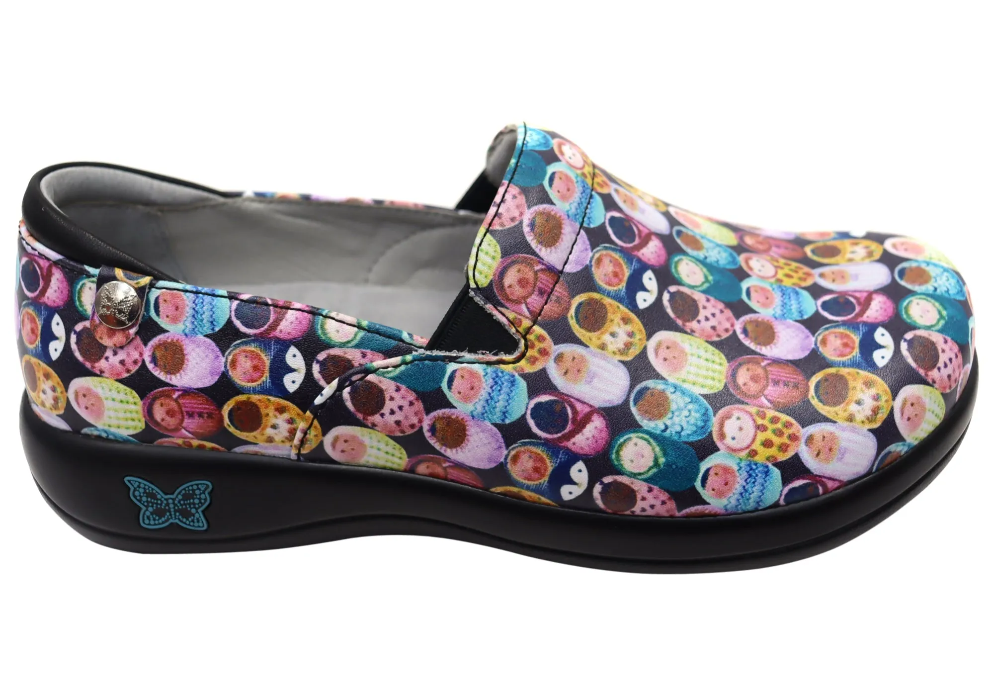 Alegria Keli Womens Comfortable Leather Slip On Shoes