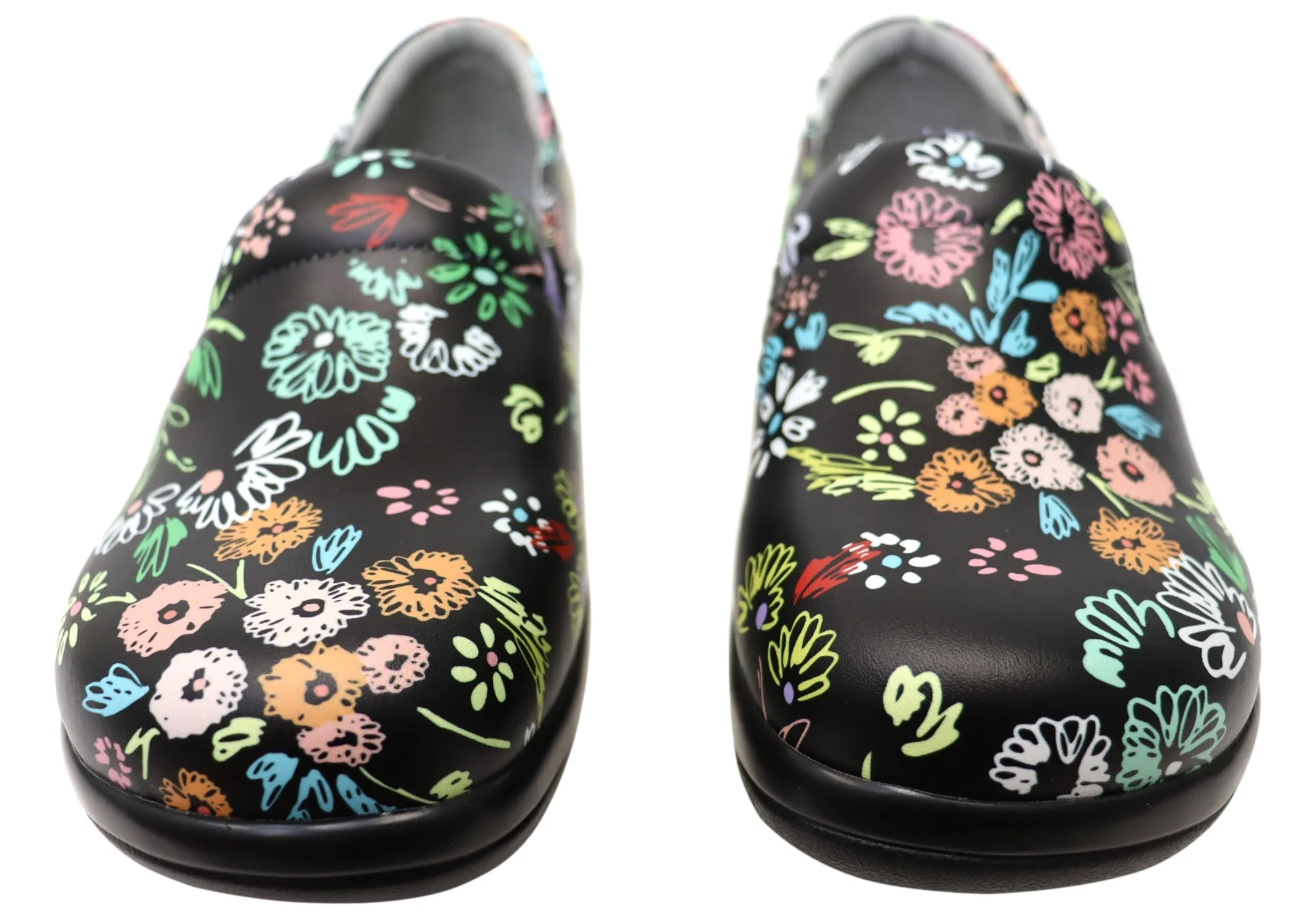 Alegria Keli Womens Comfortable Leather Slip On Shoes