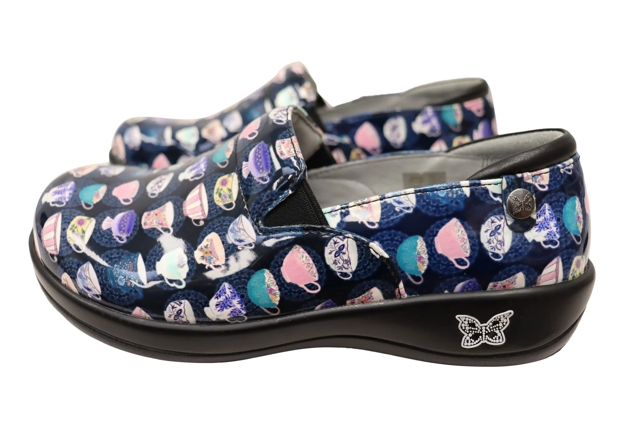 Alegria Keli Womens Comfortable Leather Slip On Shoes