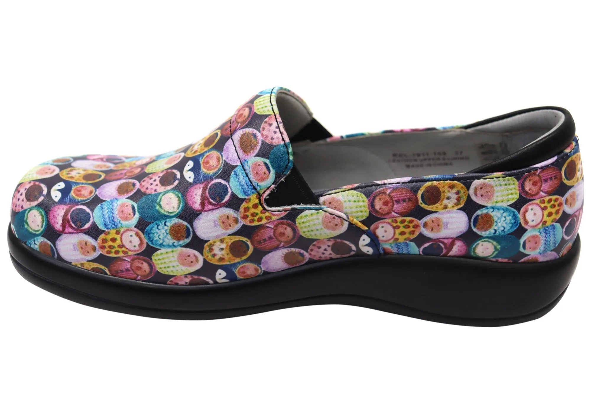 Alegria Keli Womens Comfortable Leather Slip On Shoes