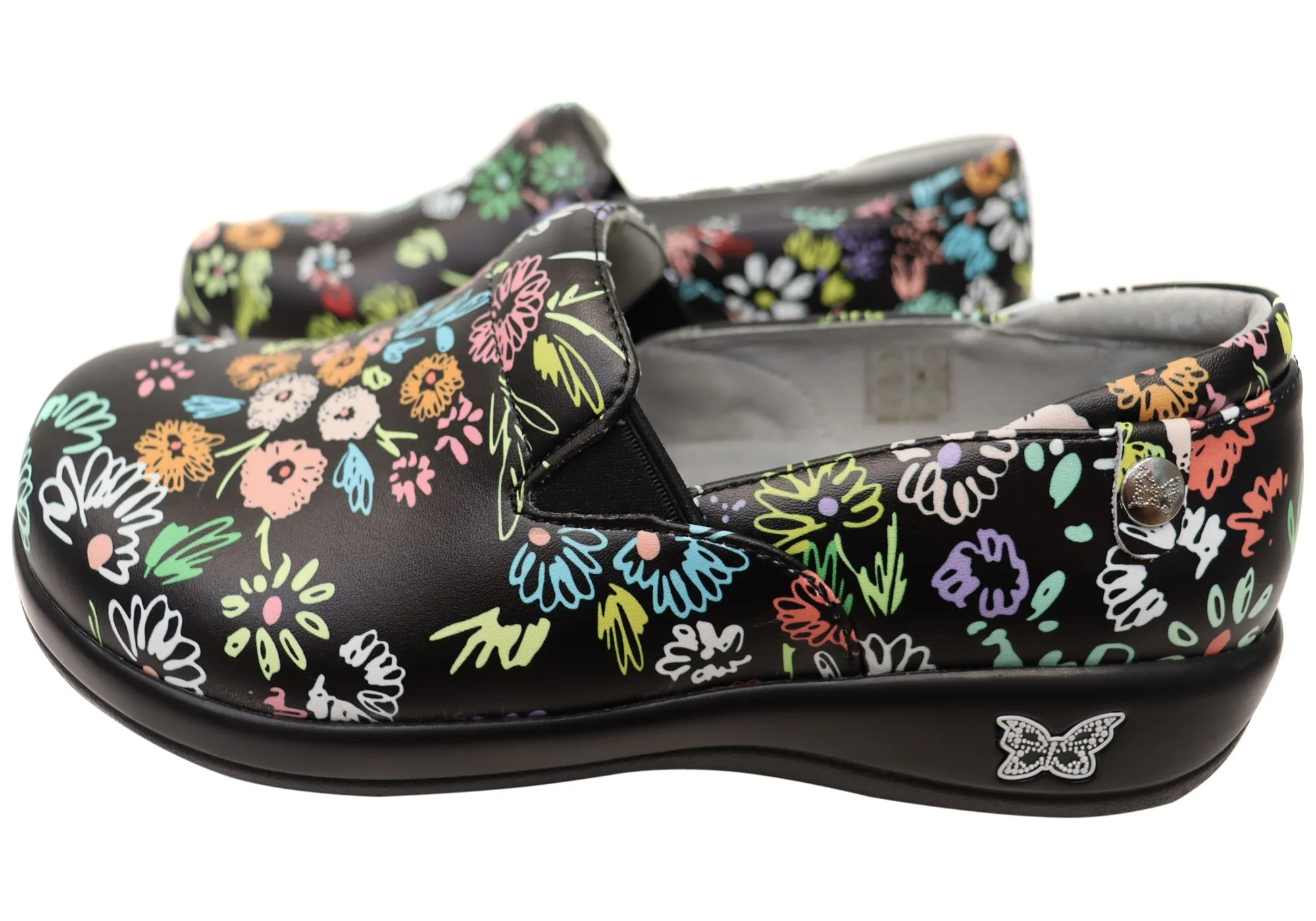 Alegria Keli Womens Comfortable Leather Slip On Shoes