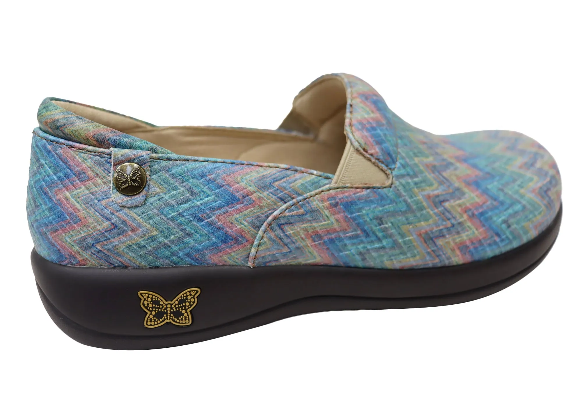 Alegria Keli Womens Comfortable Leather Slip On Shoes