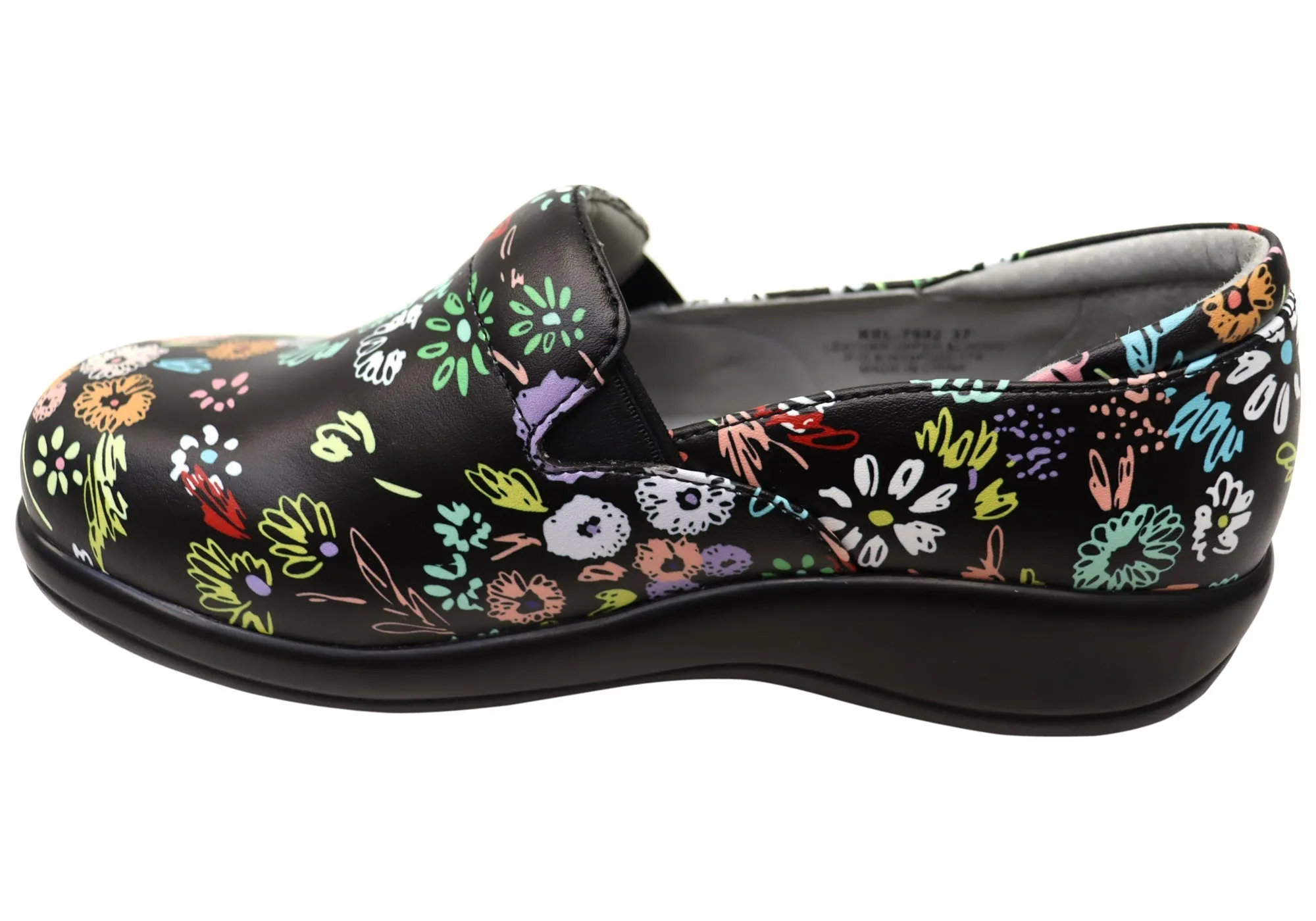 Alegria Keli Womens Comfortable Leather Slip On Shoes