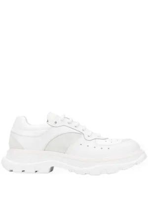 Alexander McQueen Tread Slick Sneakers White