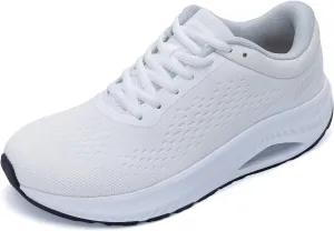 AOV Wide Toe Box Shoes Women Arch Support Walking Shoes for Plantar Fasciitis Orthotic Air Tennis Sneakers