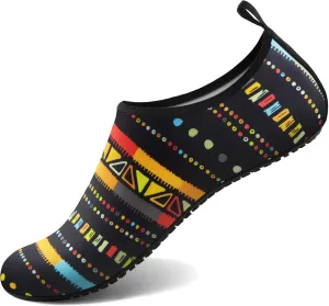 ATHMILE Water Shoes for Women Men Barefoot Quick-Dry Aqua Socks for Beach Swim Pool River Yoga Lake Surf Sport Shoes Cruise Essentials Swimming Size
