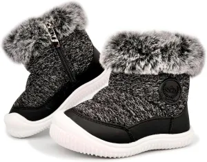 Baby Snow Boots Winter Warm Booties Infant Boys Girls Outdoor Shoes for Cold Weather 6 9 12 15 18 24 Months