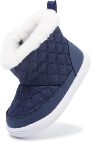 Baby Snow Boots Winter Warm Booties Infant Boys Girls Outdoor Shoes for Cold Weather 6 9 12 15 18 24 Months