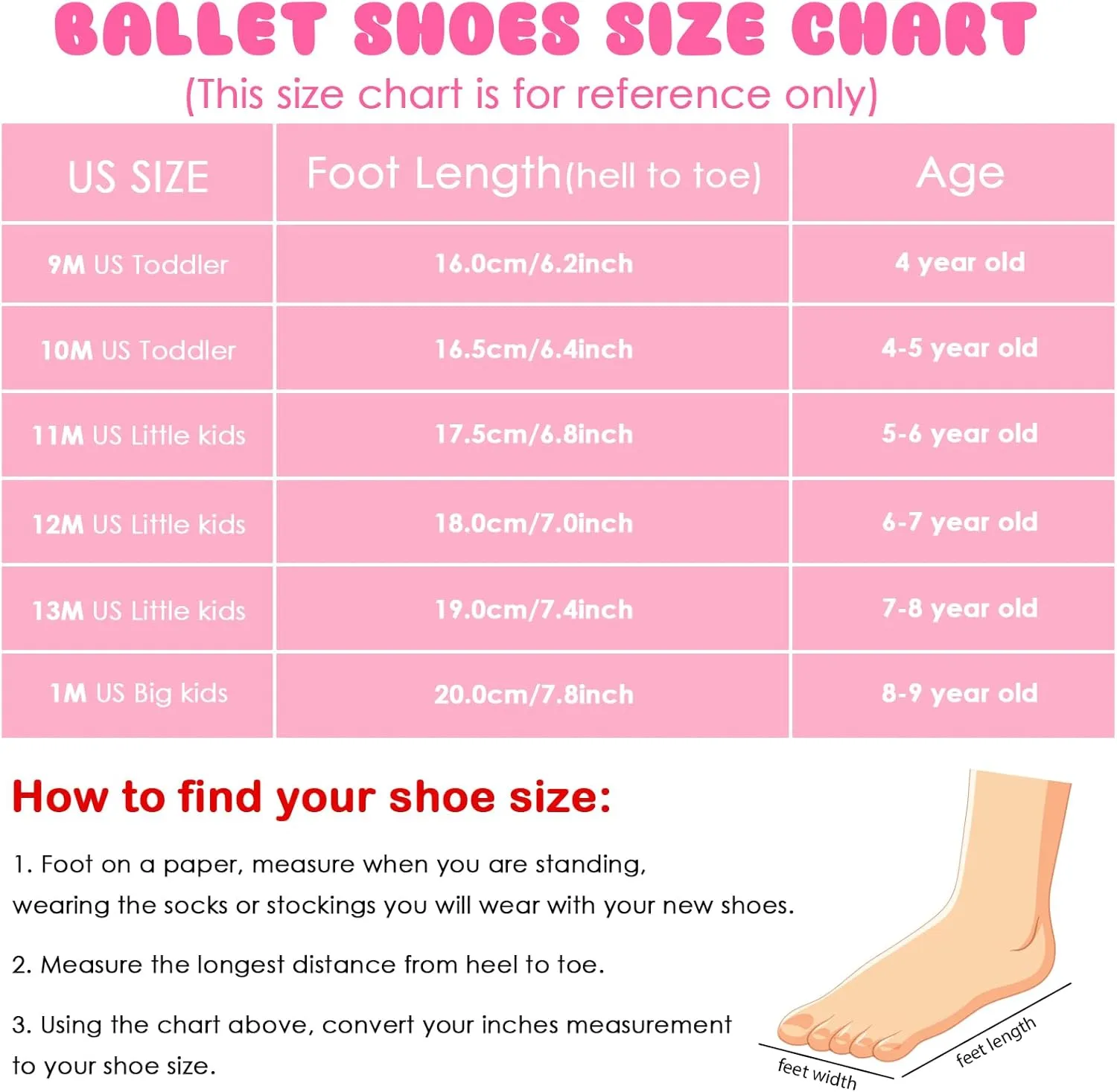 Ballet Shoes for Girls Toddler Dance Practice Ballet Slippers Soft PU Leather Flats Shoes for Kid Sole Yoga Gymnastics