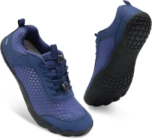 BARERUN Water Shoes Women Men Quick-Dry Wide Toe Athletic Hiking Water Sports Shoes Adjustable Zero Drop Barefoot Shoes for Beach Swim Kayaking Surfing Walking Training