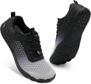 BARERUN Water Shoes Women Men Quick-Dry Wide Toe Athletic Hiking Water Sports Shoes Adjustable Zero Drop Barefoot Shoes for Beach Swim Kayaking Surfing Walking Training