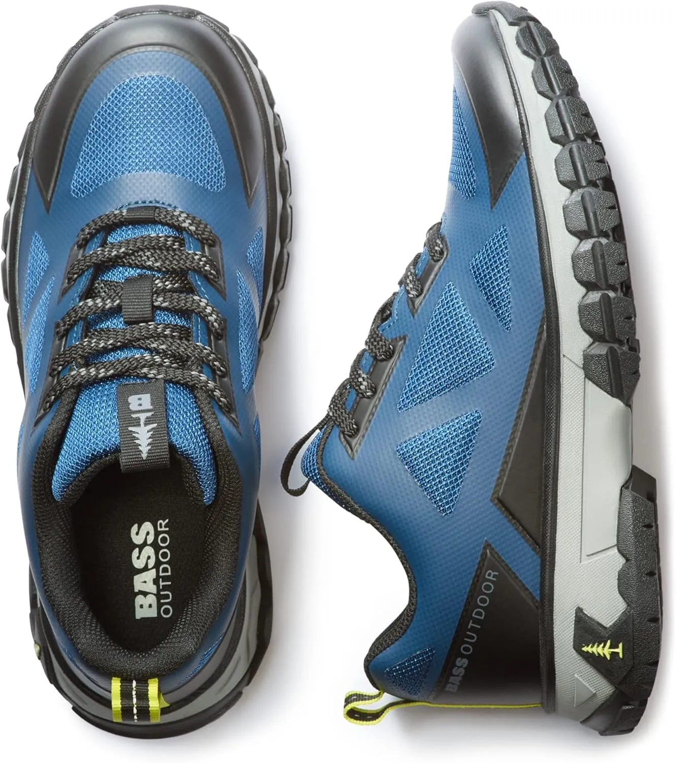BASS OUTDOOR Women's Peak Seamless Hiking Shoes  Lace-up Trail Sneakers