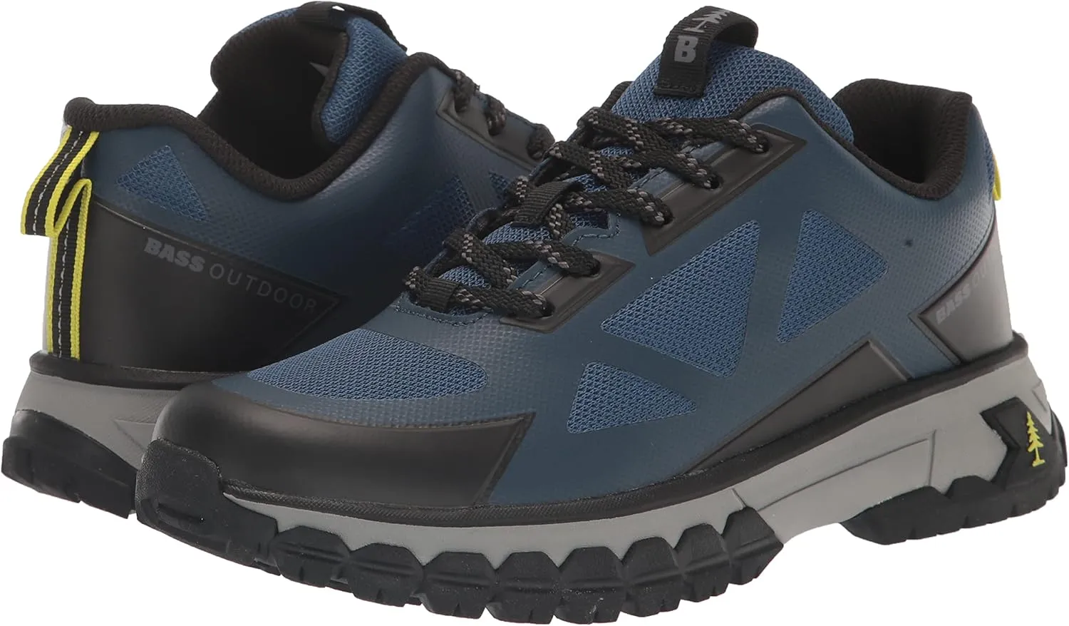 BASS OUTDOOR Women's Peak Seamless Hiking Shoes  Lace-up Trail Sneakers
