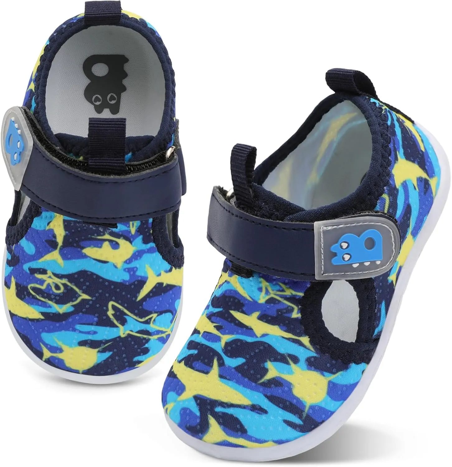 Besroad Toddler Water Shoes Boys Girls Swim Aqua Shoes Breathable Quick Dry Barefoot Sandals for Beach Swimming Pool