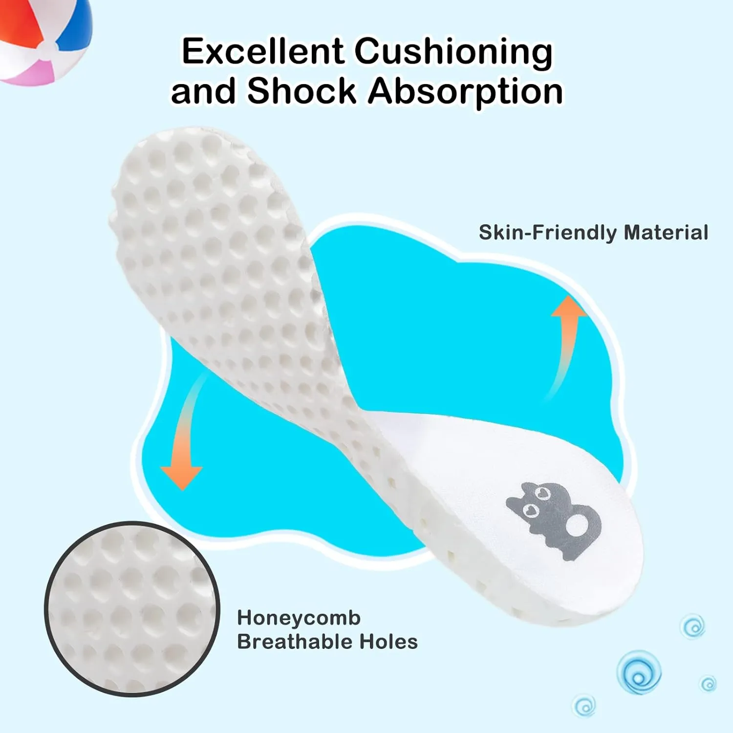 Besroad Toddler Water Shoes Boys Girls Swim Aqua Shoes Breathable Quick Dry Barefoot Sandals for Beach Swimming Pool