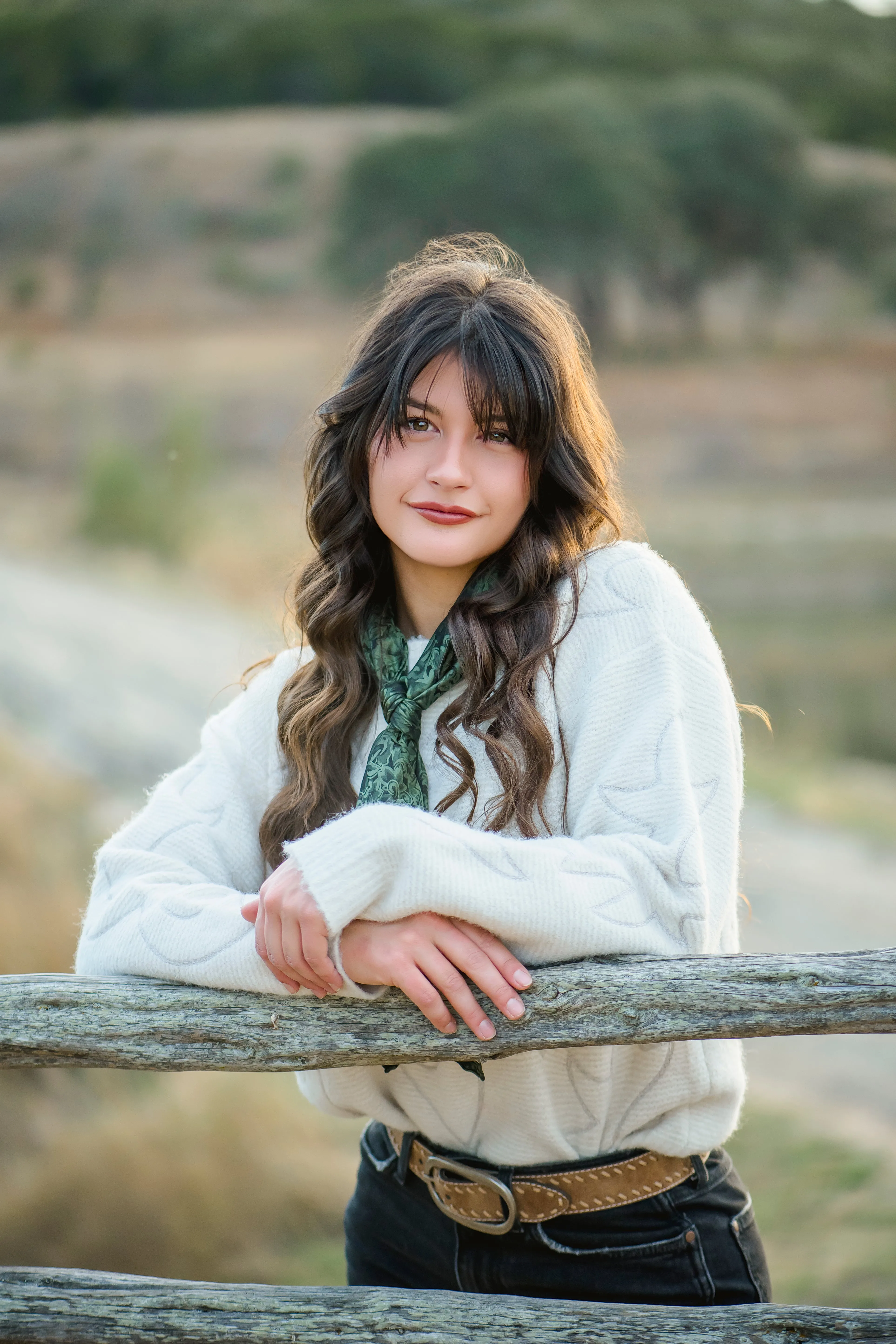 Blue B Western Boot Stitch Sweater