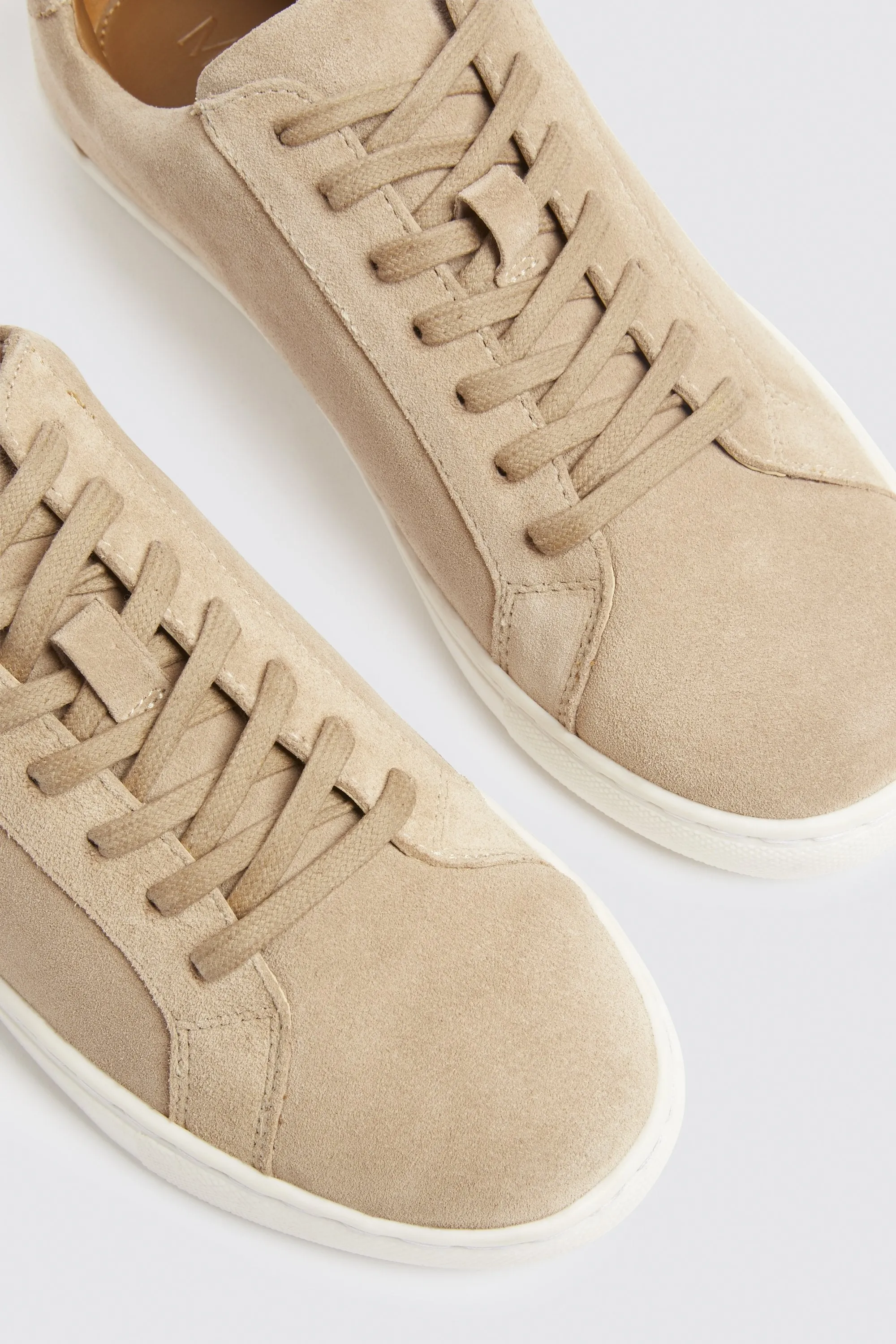 Camel Suede Trainers