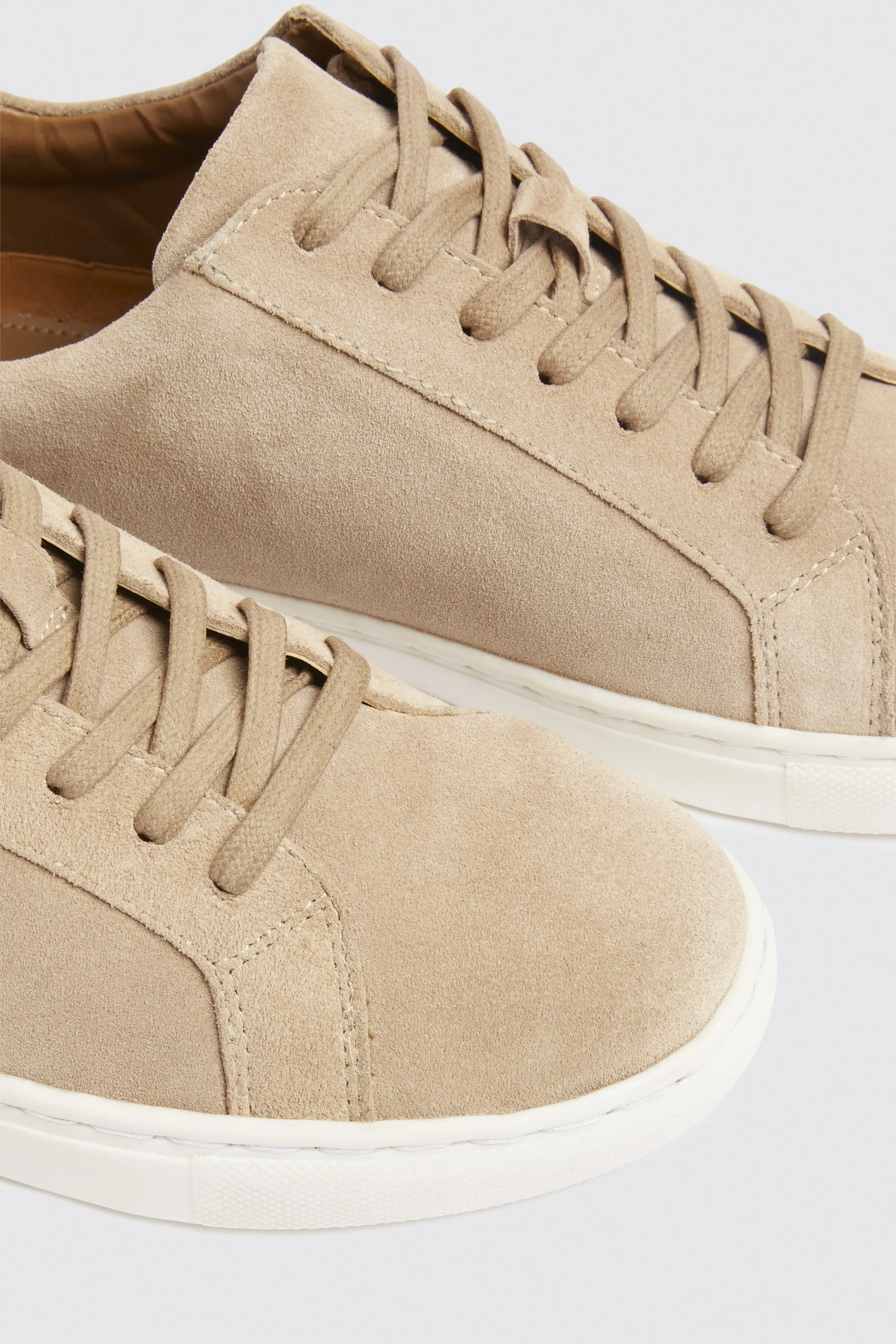 Camel Suede Trainers
