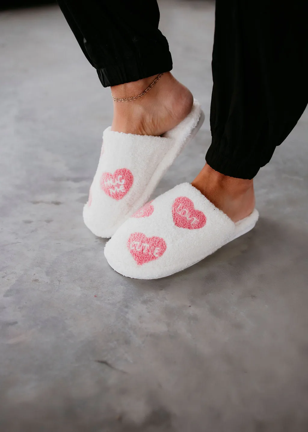 Candy Heart Slippers