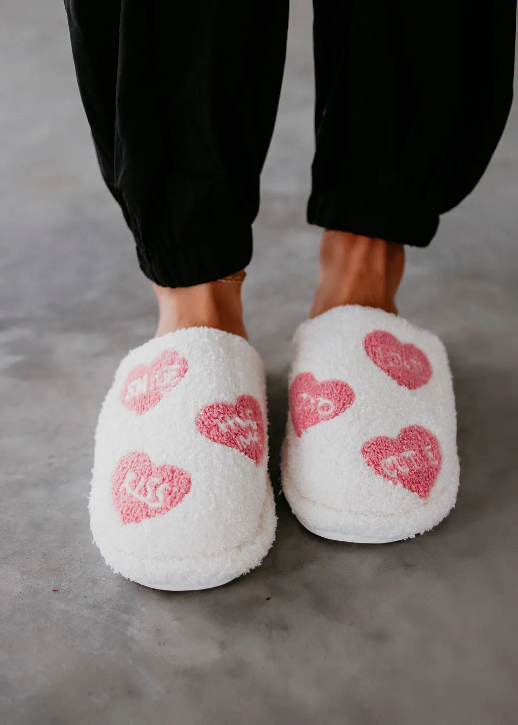 Candy Heart Slippers