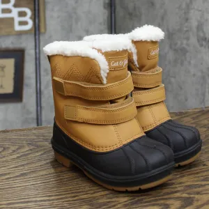 Cat & Jack Toddler Boys Denver Winter Boots 88236548 Cognac Brown 9T