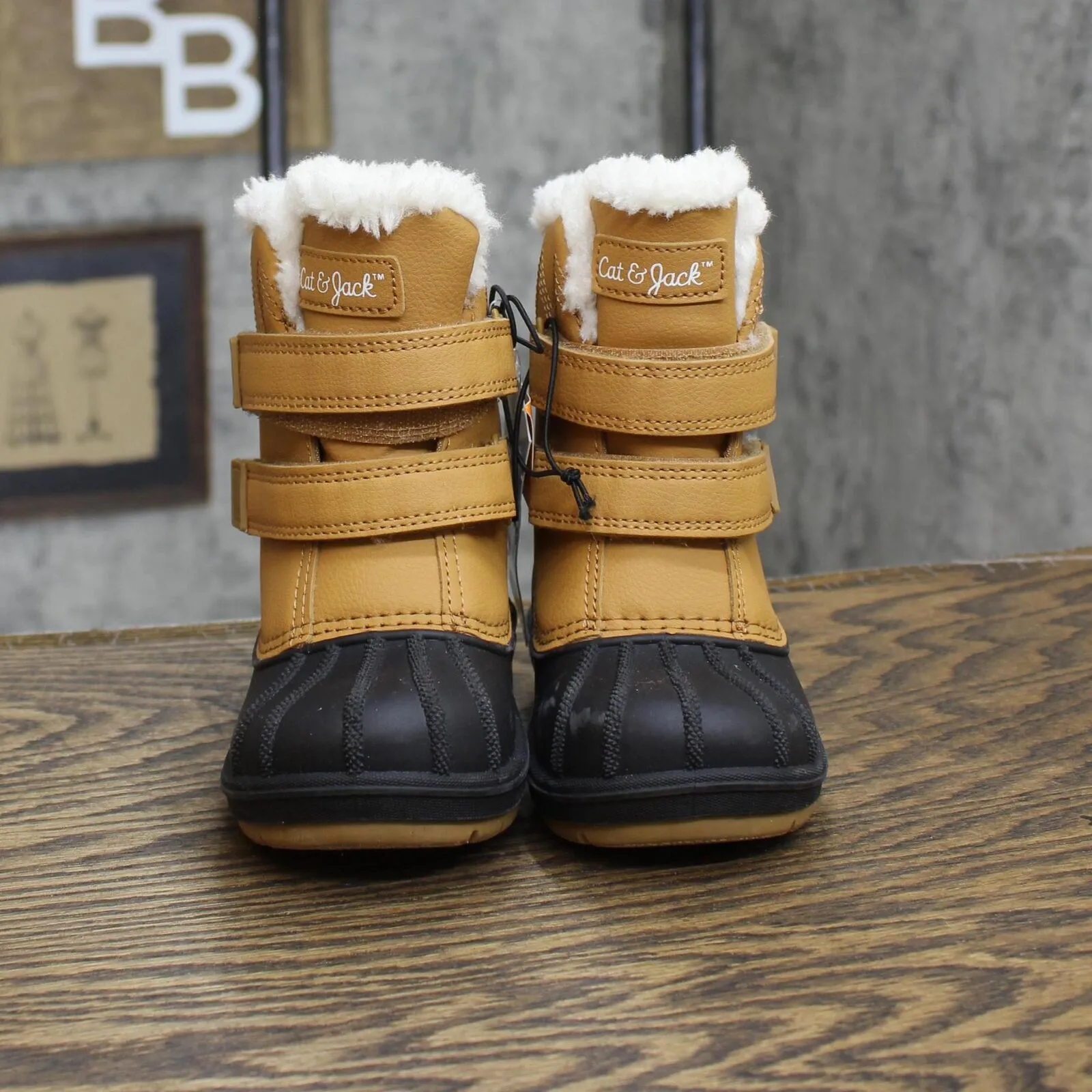 Cat & Jack Toddler Boys Denver Winter Boots 88236571 Cognac Brown 7T