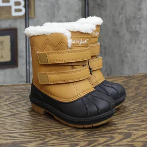 Cat & Jack Toddler Boys Denver Winter Boots 88236571 Cognac Brown 7T