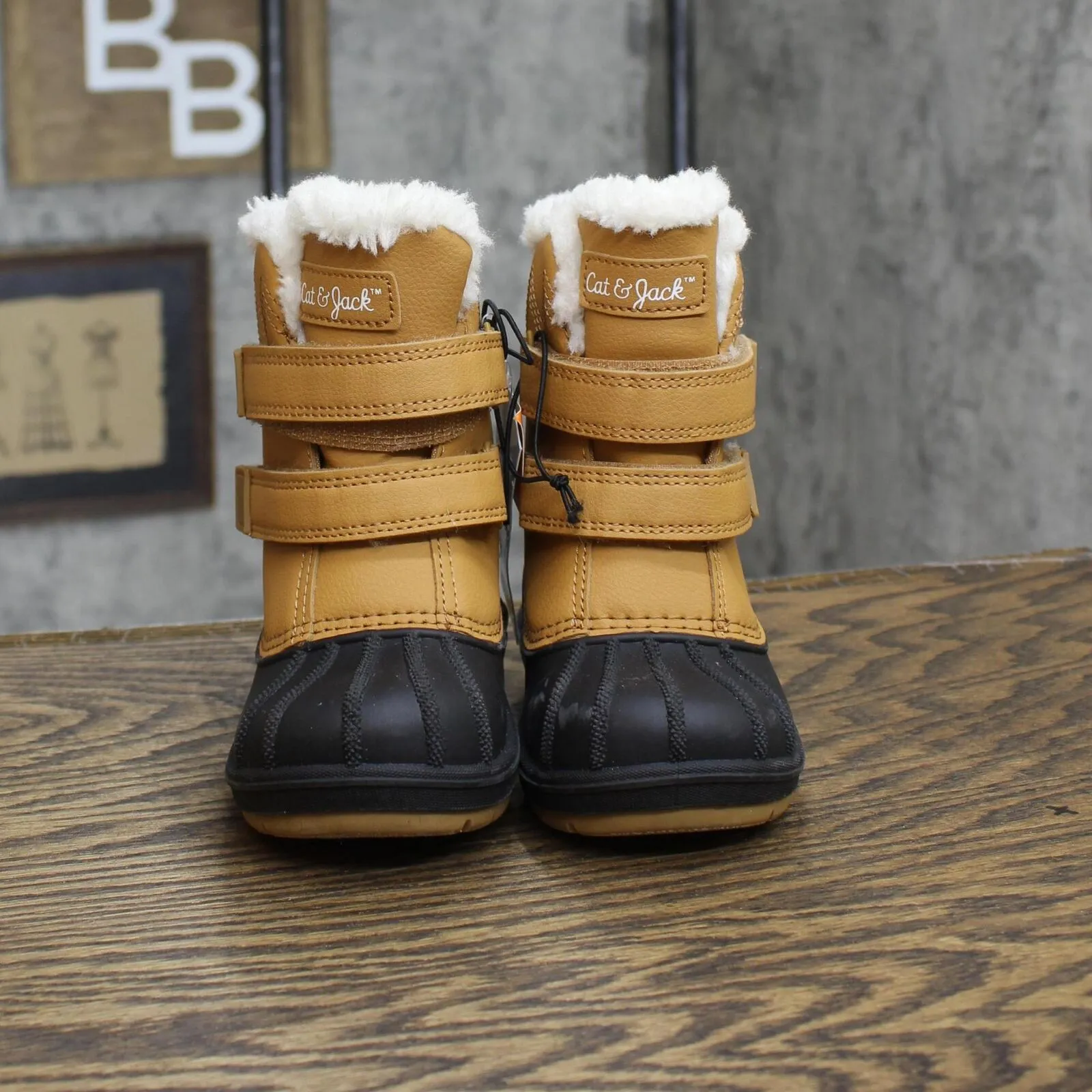 Cat & Jack Toddler Boys Denver Winter Boots 88236571 Cognac Brown 7T