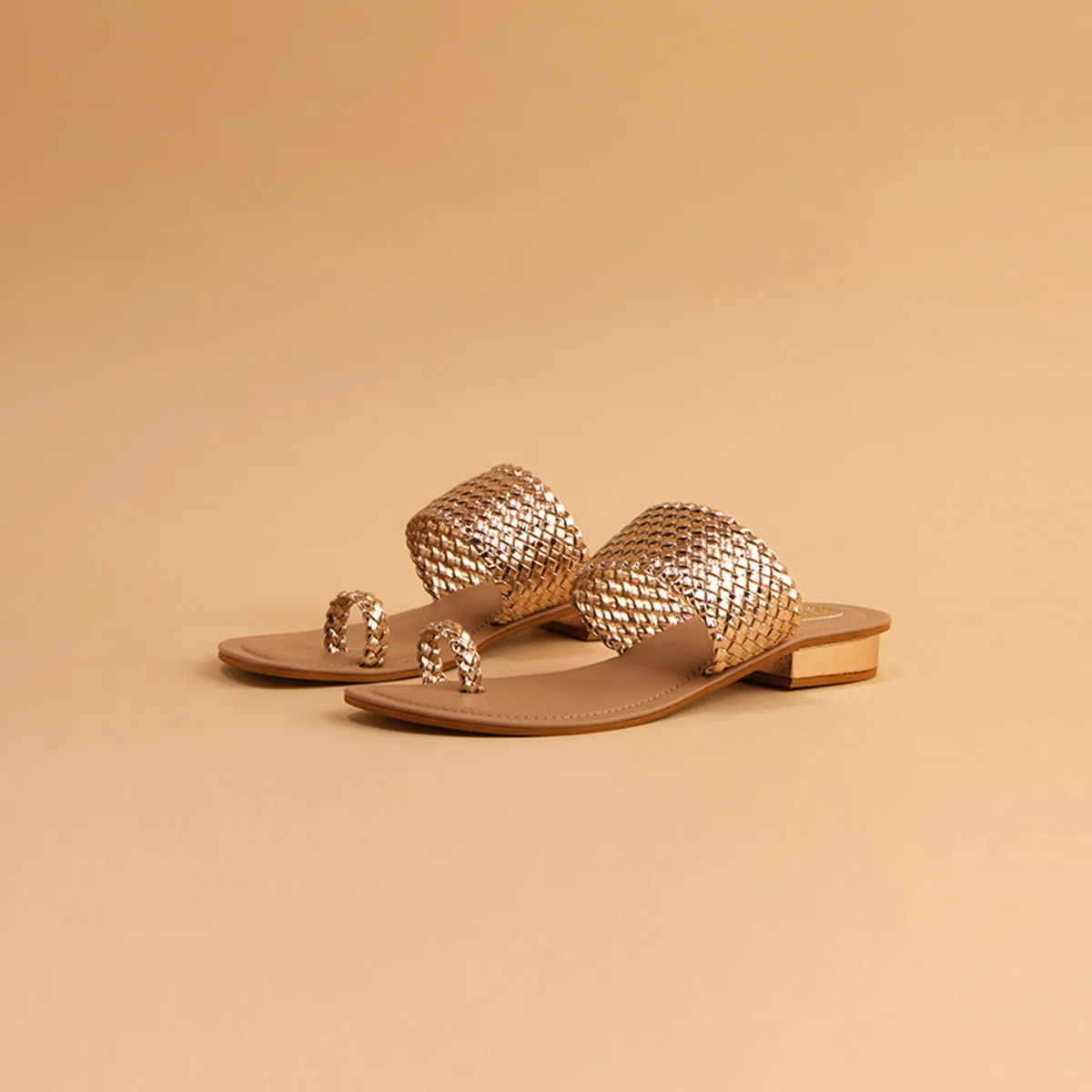 Charvi Woven Flats