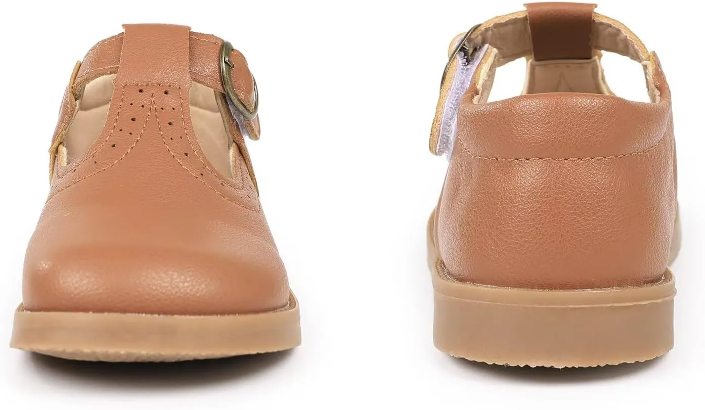 CIOR Toddler Little Girls Mary Jane Dress Shoes School Party Princess Dress Shoes for Girls Flats