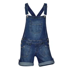 Clove Jeans Womens Blue Stretch Denim Short Dungarees Bib Braces Plus Size 8-22