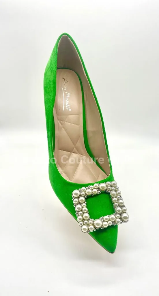 Colorful and Classy Stiletto Heels (Green)