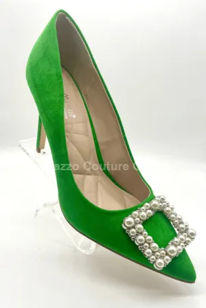 Colorful and Classy Stiletto Heels (Green)