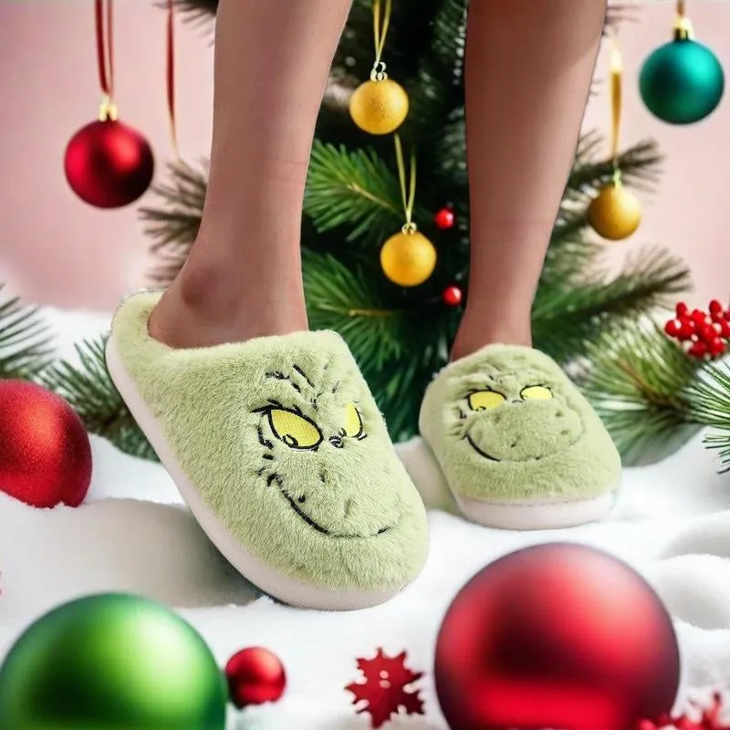 Cozy Christmas House Slippers