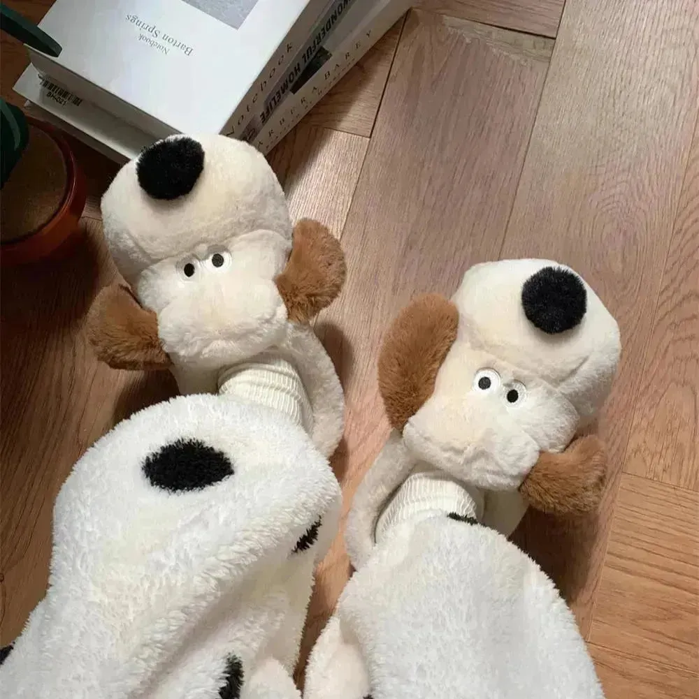 Cozy Paws Plush Slippers