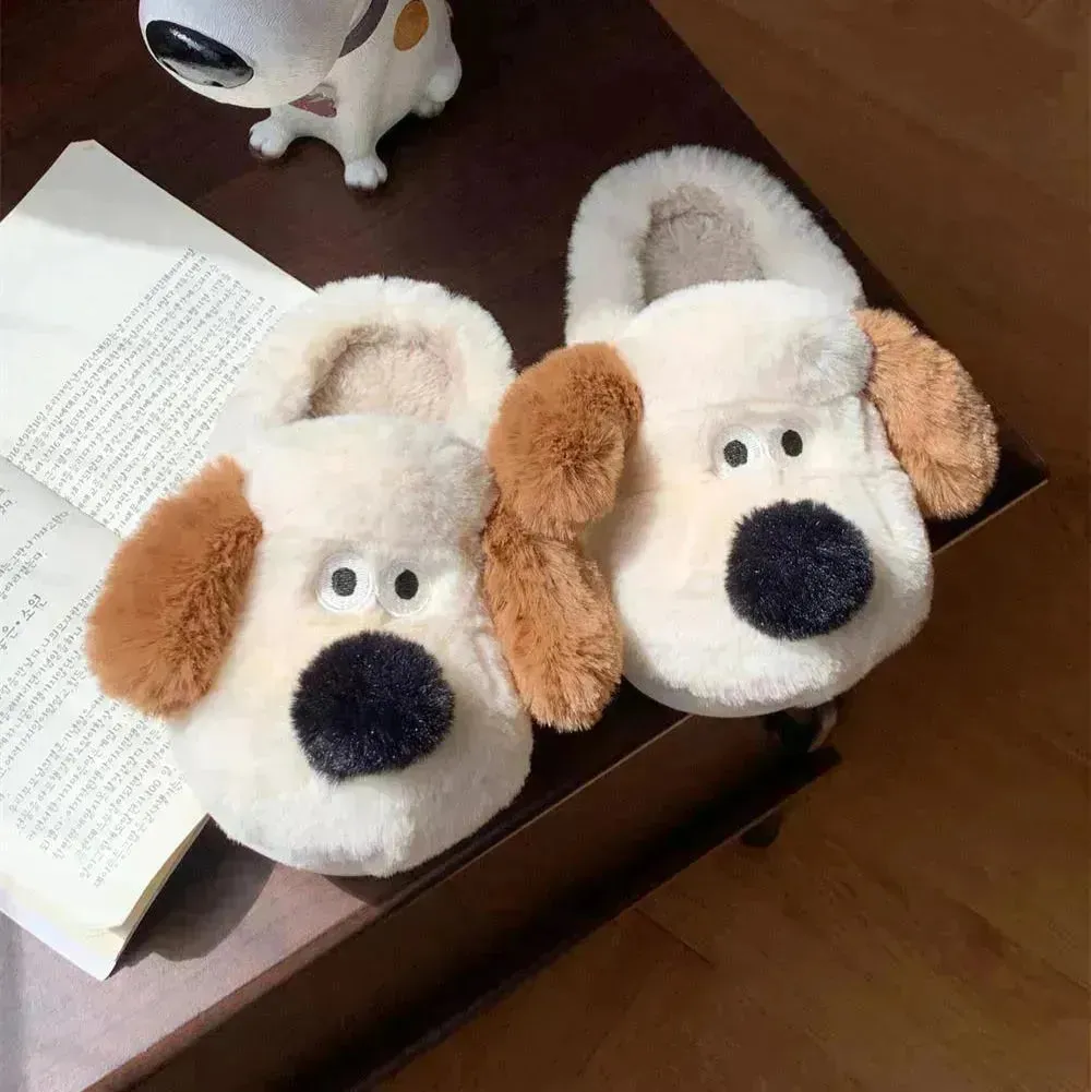 Cozy Paws Plush Slippers