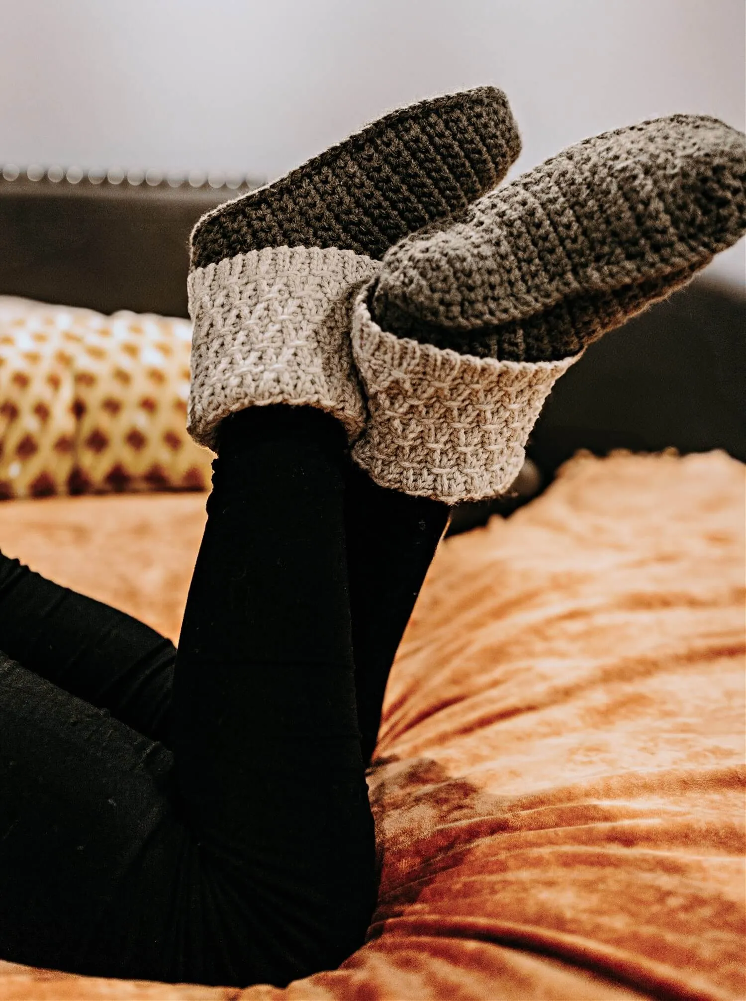 Crochet Kit - Fireside Crochet Slipper Boots