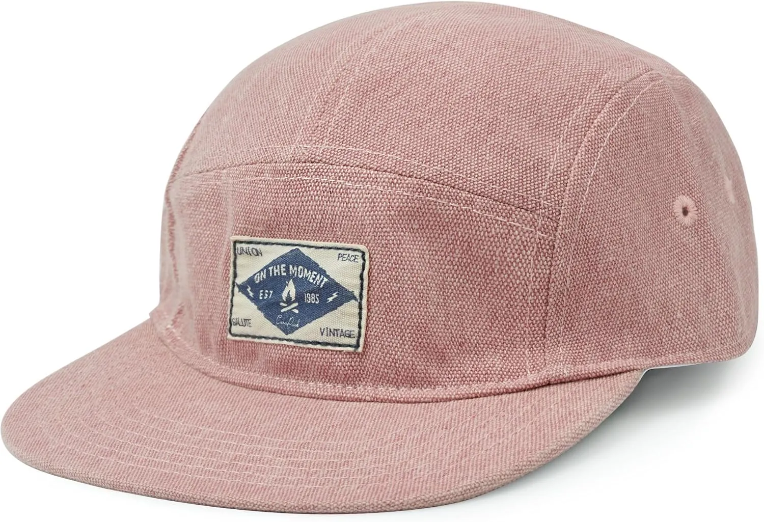 Croogo 5 Panel Hat Flat Brim Baseball Cap Snapback Hats for Men Vintage Trucker Dad Hat Hip Hop Street Style Skateboard Hats